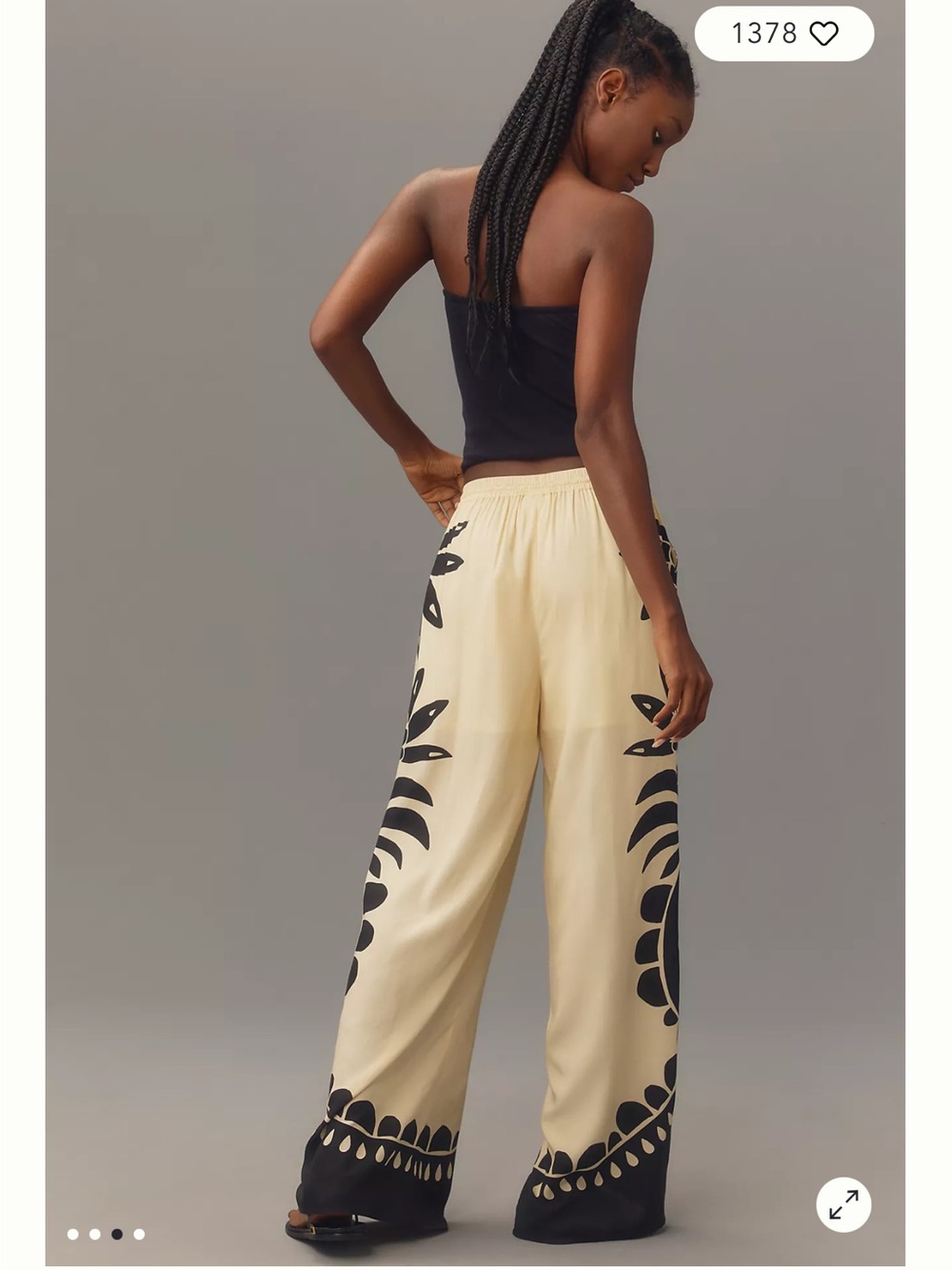 Farm Rio x Anthropologie Martina Pull-On Pants, Size Small - Picture 13 of 14